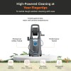 Amazon Basics Pressure Washer 2000W, 160 Bar, 7 L/min Flow Rate, 10M Hose, 5M Power Cord, Auto Stop, Copper Winding Motor
