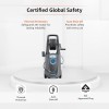 Amazon Basics Pressure Washer 2000W, 160 Bar, 7 L/min Flow Rate, 10M Hose, 5M Power Cord, Auto Stop, Copper Winding Motor