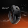 Amazon Basics Pro Series 2.4G + Bluetooth + USB Triple Mode Wireless Ergonomic Mouse Black