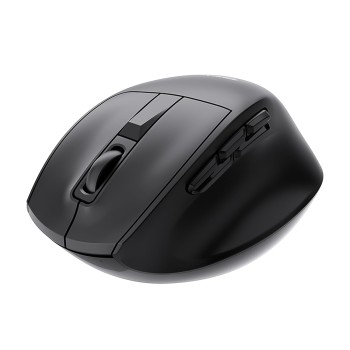 Amazon Basics Pro Series 2.4G + Bluetooth + USB Triple Mode Wireless Ergonomic Mouse Black