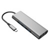 Amazon Basics USB-C Hub Dock 9-in-1 Aluminium Type-C Adapter with 4K HDMI, Ethernet 1000mbps Port