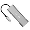 Amazon Basics USB-C Hub Dock 9-in-1 Aluminium Type-C Adapter with 4K HDMI, Ethernet 1000mbps Port