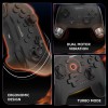 Amazon Basics USB Gamepad with Turbo Mode | Dual Vibration | PS3 & PC Support | X Input & Direct Input || Black