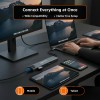 Amazon Basics USB hub 3.0 for Type-c Port,8 in 1 Adapter for pc Accessories with USB-C 4K HDMI