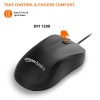 Amazon Basics Wired Keyboard and Mouse Combo l 1200 DPI l for Windows, Mac OS Computer