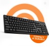 Amazon Basics Wireless Keyboard and Mouse Set | 1000 DPI Mouse | 12 Function Keys | Compatible with Mac and Windows (Black)