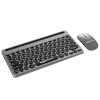 Amazon Basics Wireless Keyboard and Mouse Set with Bluetooth multiconnect, 2.4GHz Receiver,1600 DPI, Smartphone/Tablet Holder