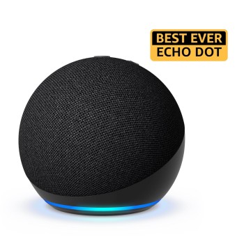 Amazon Echo Dot (5th Gen) | Smart speaker with vibrant sound, Motion Detection, Temperature Sensor, Alexa and Bluetooth| Black