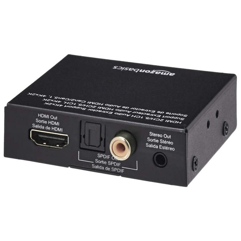 AmazonBasics 4K HDMI to HDMI and Audio (RCA Stereo or Spdif) Extractor Converter .