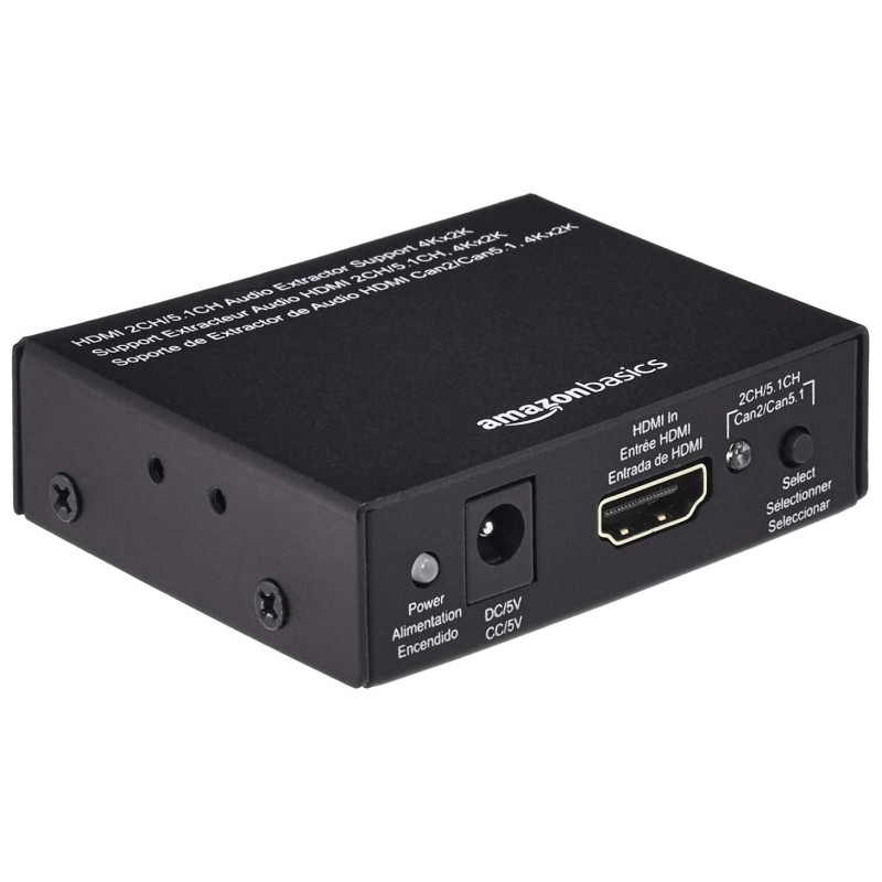AmazonBasics 4K HDMI to HDMI and Audio (RCA Stereo or Spdif) Extractor Converter .