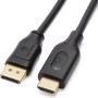 AmazonBasics Uni-Directional DisplayPort to HDMI Video Display Cable, 4K@30Hz - 3 Feet, Black