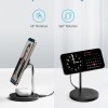 Anker Wireless Charging Stand for Cellular Phone,PowerWave 2-in-1 Magnetic Stand Lite with 5 ft US | Magnetic Dual-Device Dock