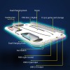 Ant Esports Dock5 RGB with Cooling Fan and Dual Controller Charger Station, PS5 Console Disc & Digital Edition, PS5 Cooling Station Accessories (White)