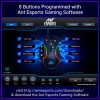 Ant Esports GM320 RGB Wired Gaming Mouse, 12800 DPI Optical Sensor, 8 Programmable Buttons with Rapid (Black)