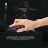Ant Esports GM320 RGB Wired Gaming Mouse, 12800 DPI Optical Sensor, 8 Programmable Buttons with Rapid (Black)