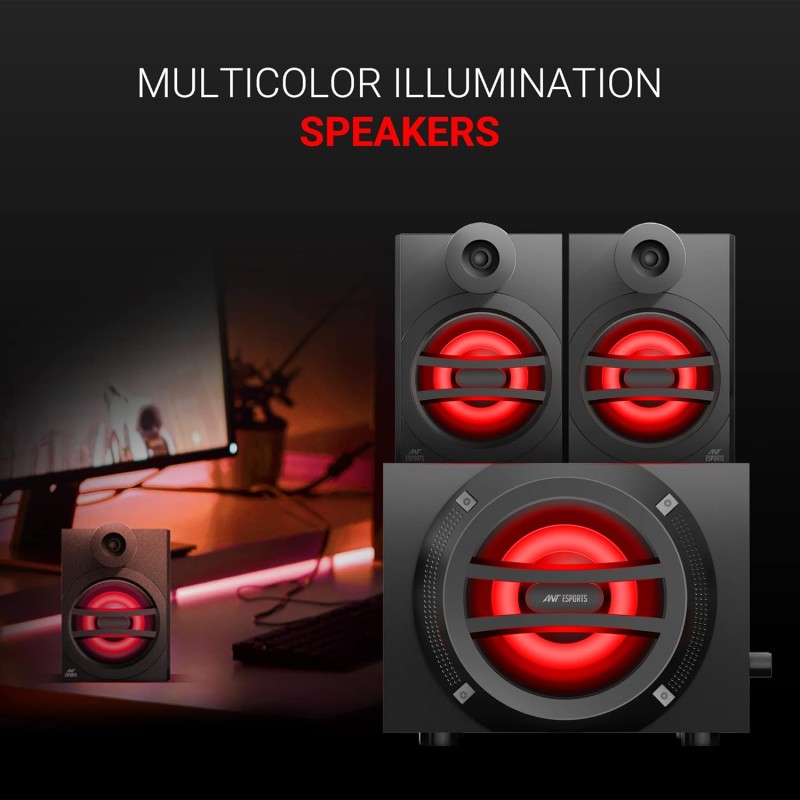 Ant Esports GS160 Multimedia Gaming Speaker - Black
