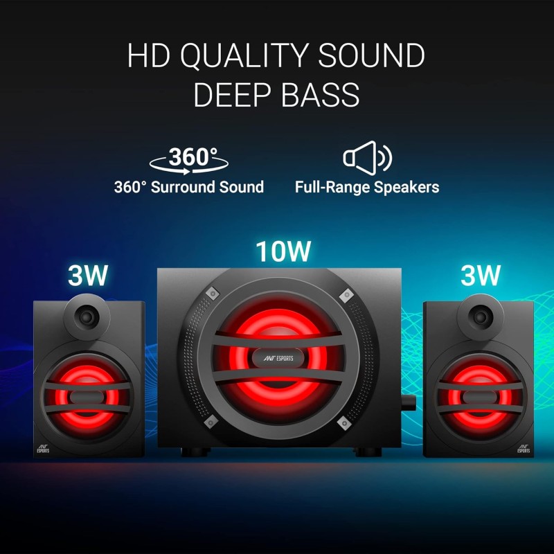 Ant Esports GS160 Multimedia Gaming Speaker - Black