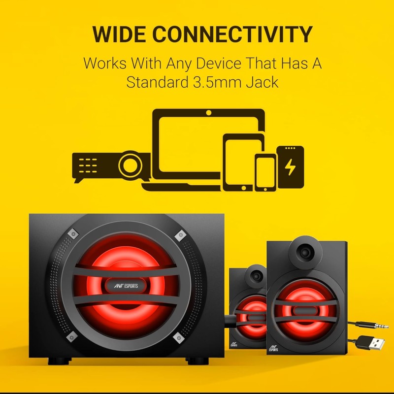 Ant Esports GS160 Multimedia Gaming Speaker - Black