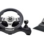 Ant Esports GW190 Race Steering Wheel, Universal USB I 270 Degree rotation with 2 Large Pedals and Shifter Compatible for PC, Xbox One,Xbox Series X/S,PS4,PS3,Nintendo Switch& Android TV–Black Silver