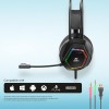 Ant Esports H560 Lightweight RGB Gaming Over Ear Wired Headphones with Mic|3.5MM Jack| Deep Bass| 40 MM Drivers | Compatible with PC/ PS4 / Xbox One/Nintendo/Mobile (Black)