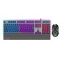 Ant Esports KM540 Gaming Keyboard and Mouse Combo,Rainbow Backlit LED Wired Keyboard with Wrist Rest,Programmable Laptop,Mac – Black