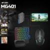 Ant Esports MG401, 4 in 1 Mobile Game Combo Pack with RGB Backlit 35 Keys Mini Gaming Keyboard and Mouse, Phone Holder, Adapter with Mobile Game Converter for PubG, COD & Many FPS Games Andriod/iOS