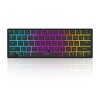 Ant Esports MK1500 BT Mini 60% Pro RGB Wireless Gaming Keyboard with Membrane Switches for PC/Mobile/Tablets/Laptop/TV's- Black.