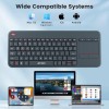 Ant Esports WK100 2in1 Wireless/Bluetooth Keyboard with Built In Touchpad-Wireless TV Keyboard Black