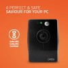 Artis PS-600VA 600VA Line Interactive UPS for Personal Computers, Desktop PCs, Laptops, Routers, Networking Devices and Gaming Consoles