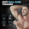 BEARDO Ball Safe Trimmer For Men|Fast Charging Trimmer For Intimate Parts, Beard, Body|Body Grooming Kit - No Nicks Or Cuts, Powerful Motor Black