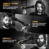 BEARDO Studio Professional Tornado Hair Dryer With 2000 Watts Power|Ac Motor, Concentrator Black