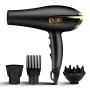 BEARDO Studio Professional Tornado Hair Dryer With 2000 Watts Power|Ac Motor, Concentrator Black