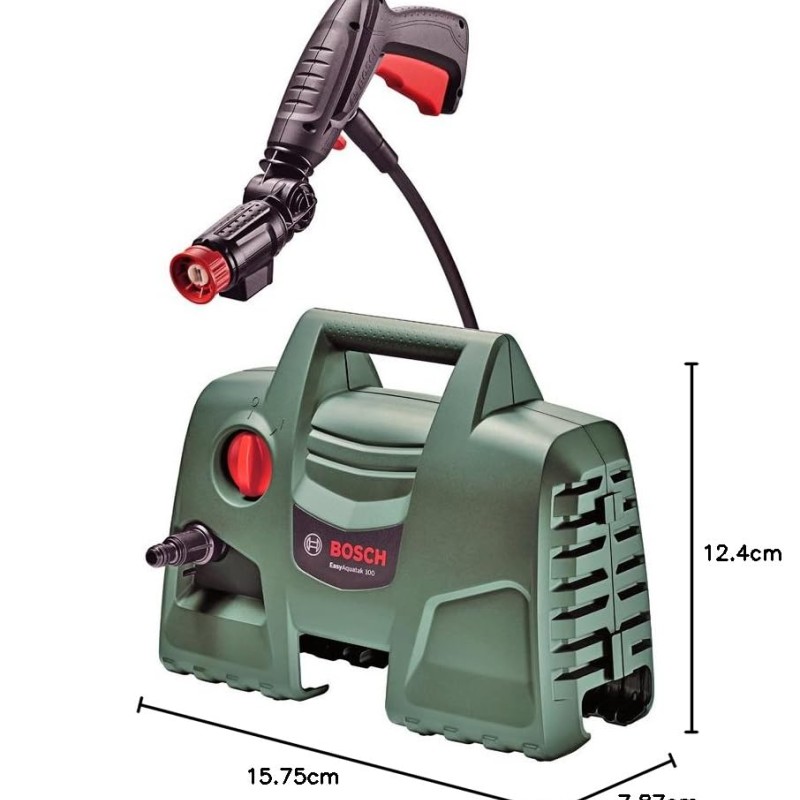 BOSCH Easy Aquatak 100 | 1100-watt Motor | Max Pressure- 100 Bar | High Pressure Washer with Double Filtration