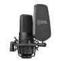 BOYA BY-M800 Large cardioid diaphragm condenser microphone with a smooth,flat,wide-range frequency response for Vocal & general instruments in recording,broadcast and professional studio environments