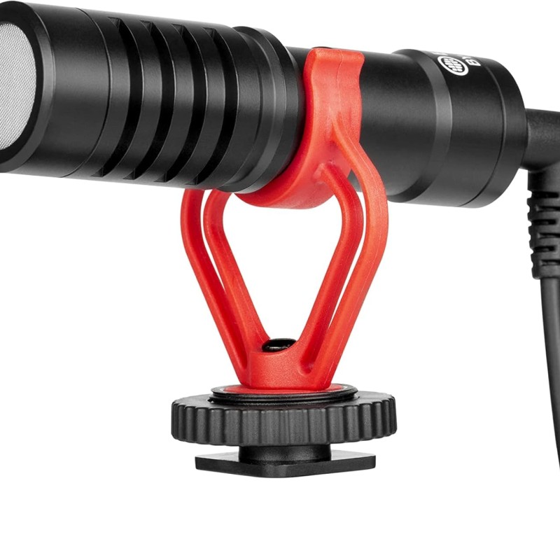 BOYA by-MM1 Universal Cardiod Shotgun Microphone Mini Mic for iOS iPhone 8 8 Plus 7 7 Plus 6 6s Mac iPad Tablet Canon Nikon DSLR Camera Camcorder