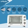 Bajaj 1603 16 Litres Oven Toaster Grill (16L OTG) With Baking & Grilling Accessories| 1200 W White