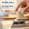 Bajaj DHX-9 1000W Heavy Weight Dry Iron | Advance Soleplate And Anti-Bacterial German Coating Technology【Ivory】