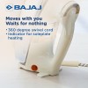 Bajaj DHX-9 1000W Heavy Weight Dry Iron | Advance Soleplate And Anti-Bacterial German Coating Technology【Ivory】