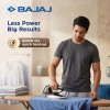 Bajaj DX-2 600W Dry Iron | Advance Soleplate And Anti-Bacterial German Coating Technology | 180 Degree Swivel Cord【Black】