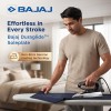 Bajaj DX-2 600W Dry Iron | Advance Soleplate And Anti-Bacterial German Coating Technology | 180 Degree Swivel Cord【Black】