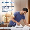 Bajaj DX-6 1000 Watts Dry Iron | Advance Soleplate And Anti-Bacterial German Coating Technology | Thermol Fuse Safety【White】