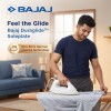 Bajaj DX-7 1000 Watts Dry Iron | Advance Soleplate And Anti-Bacterial German Coating Technology | Light Weight Iron【White】