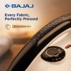 Bajaj Dry Iron DX 15 1000 Watts | Duraglide soleplate with PTFE coating | Cool touch body | 360° Swivel Cord Black & White