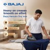 Bajaj Herculo Heavy Weight Dry Iron | 1100 Watts Heavy Weight Dry Iron | Duraglide Soleplate | Anti-Bacterial & Non-Stick Coating Black & Grey, Aluminium