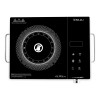 Bajaj IRX 220F Infrared Induction Cooktop | 2200 Watts | 11 Power Level | 3 Preset Menu | Feather Touch Controls | Digital display【Black/Silver】