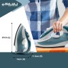 Bajaj MX 3 Neo Steam Iron | 1250 Watts Power For Faster Ironing | Vertical & Horizontal Ironing | Spray Function【Blue】
