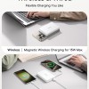 Baseus Airpow II Qi2 Magnetic Wireless Power Bank 10000mAh – 22.5W Fast Charging, MagSafe – Moon White
