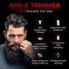 Beardo Ape-X 3-in-1 Multipurpose Trimmer for Men | Grooming Kit :- Trimmer, Shaver, Ear & Nose Trimmer | Stainless Steel self-sharpening blades | USB charge | Gift For Brother | Gift For Friends