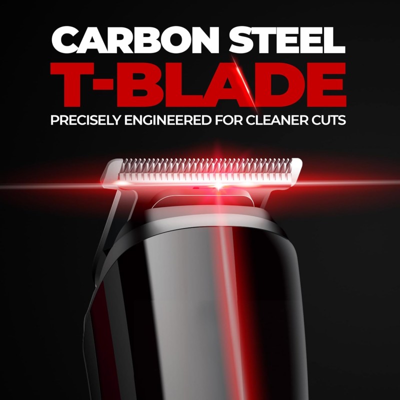 Beardo Ape-X 3-in-1 Multipurpose Trimmer for Men | Grooming Kit :- Trimmer, Shaver, Ear & Nose Trimmer | Stainless Steel self-sharpening blades | USB charge | Gift For Brother | Gift For Friends