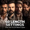 Beardo Chrome Beast Multipurpose Full Body Groomer Trimmer Set For Men | 40 Length Settings | 8 attachments